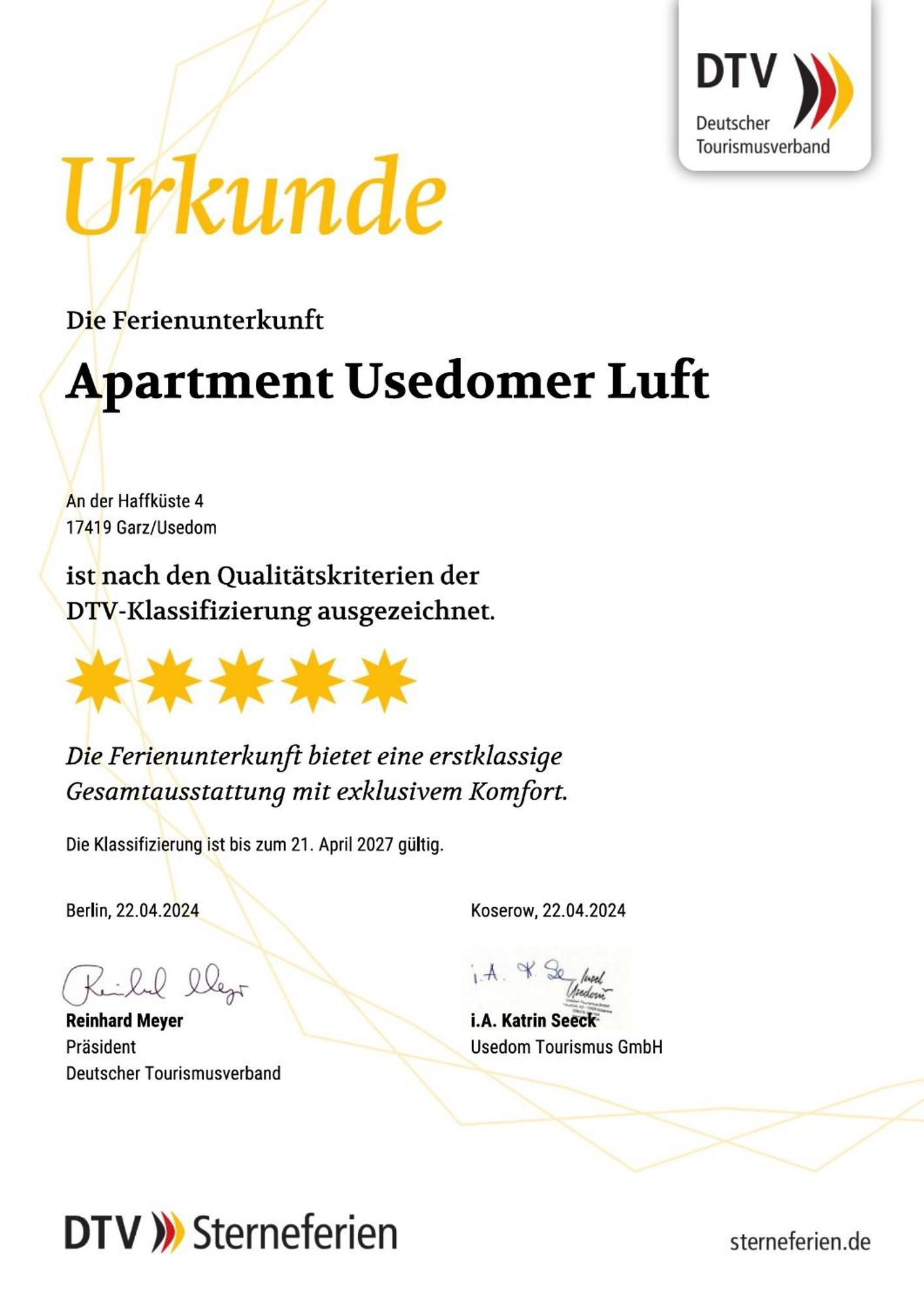 Apartment "Usedomer Luft" Garz  Esterno foto