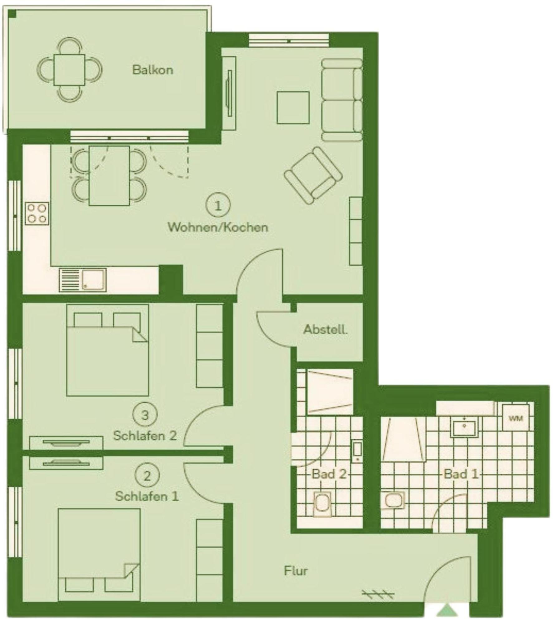 Apartment "Usedomer Luft" Garz  Esterno foto